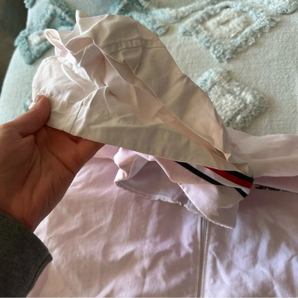 Y2K Tommy Hilfiger Baby Pink Windbreaker Jacket - Picture 9 of 13